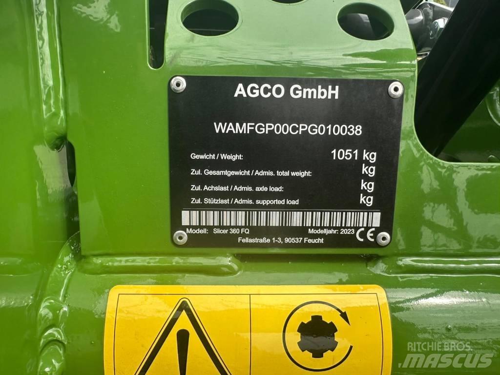 Fendt Slicer 360 FQ Šienapjovės