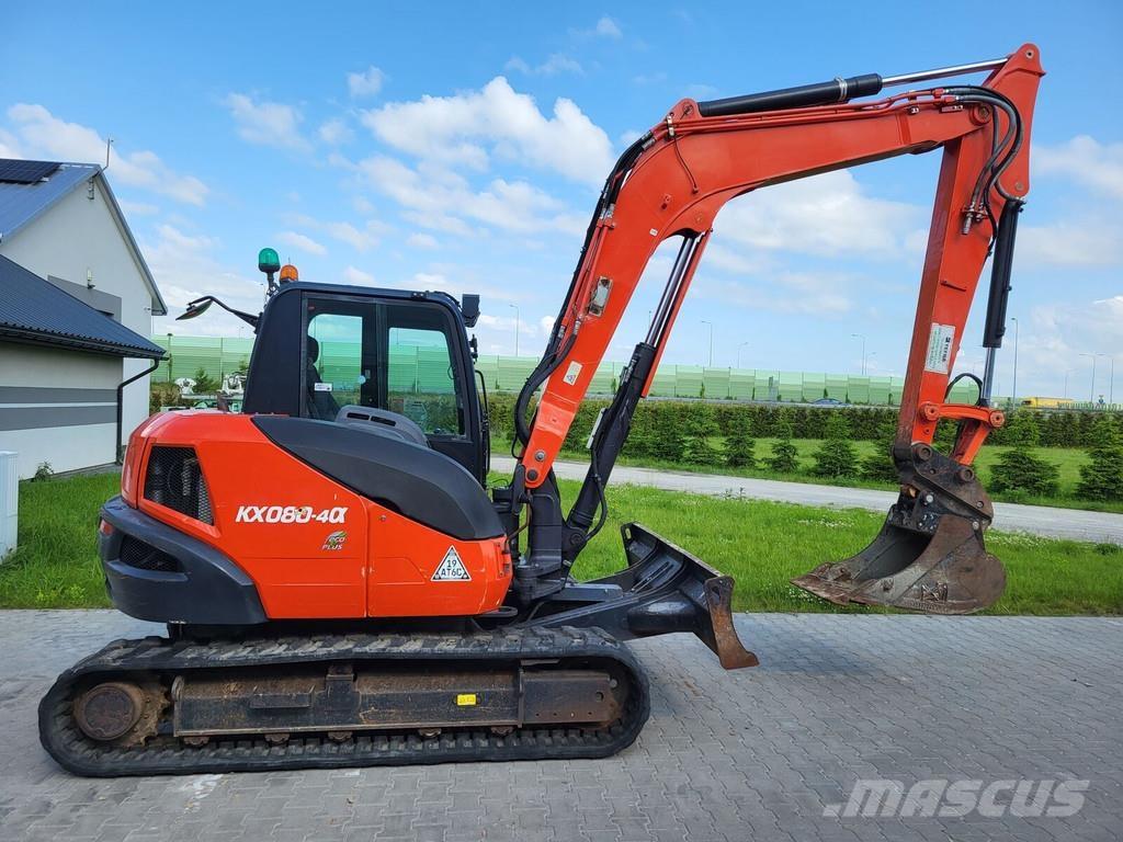 Kubota KX080-40 Mini ekskavatoriai < 7 t