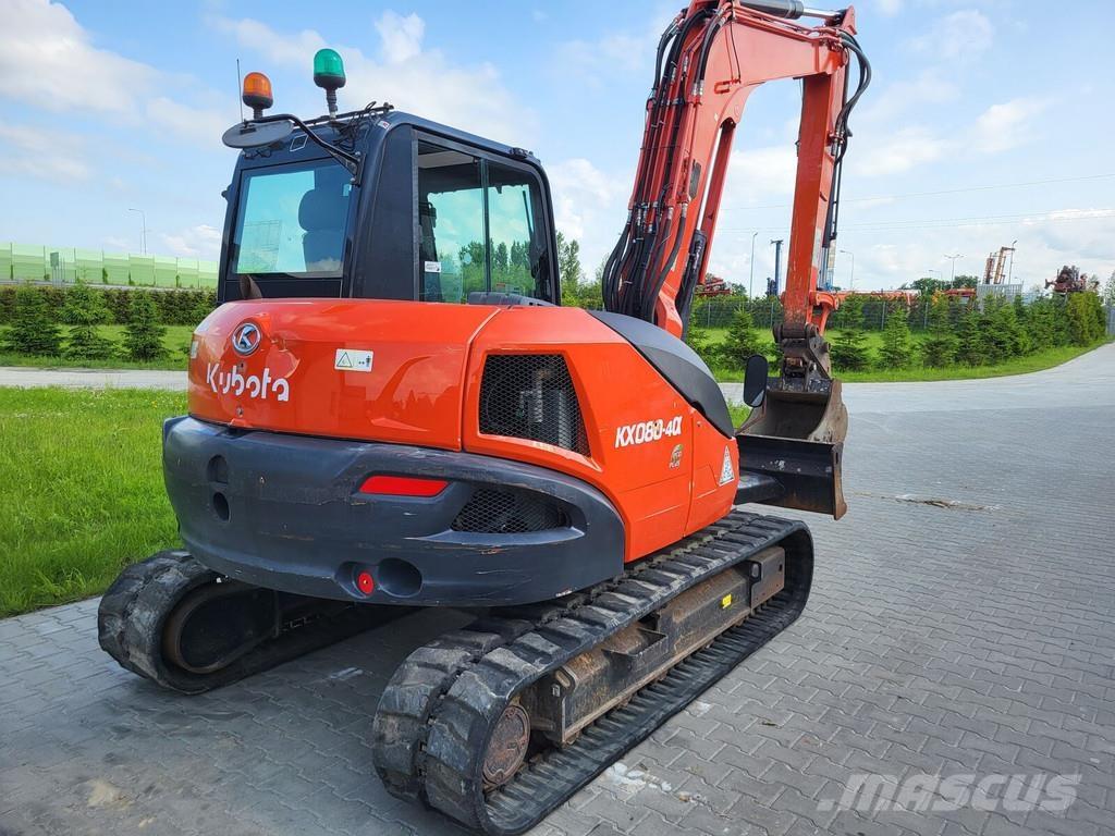 Kubota KX080-40 Mini ekskavatoriai < 7 t