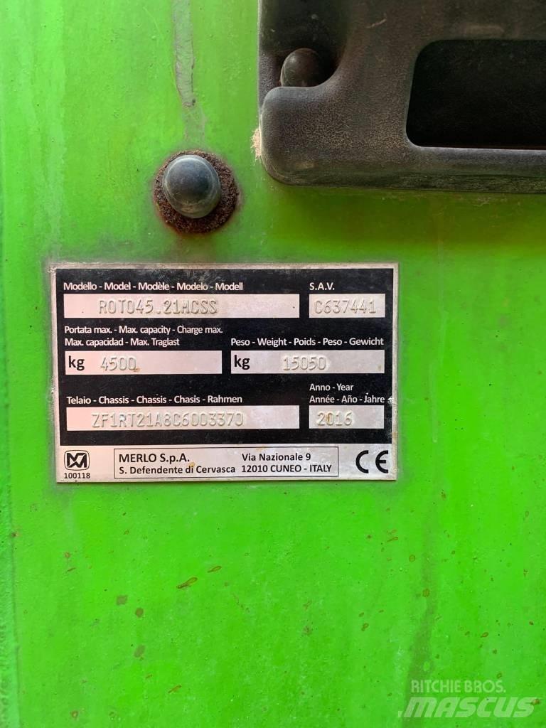 Merlo ROTO 45.21MCSS Statyba - Kita
