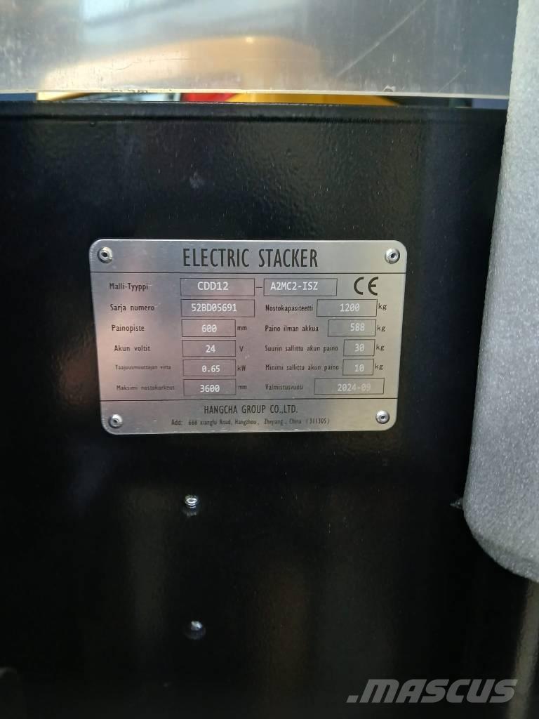 Hangcha CDD12 - LI-ION Rankiniai vėžimėliai