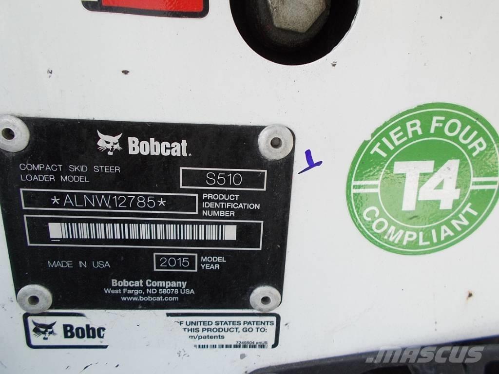 Bobcat S510 Krautuvai su šoniniu pasukimu