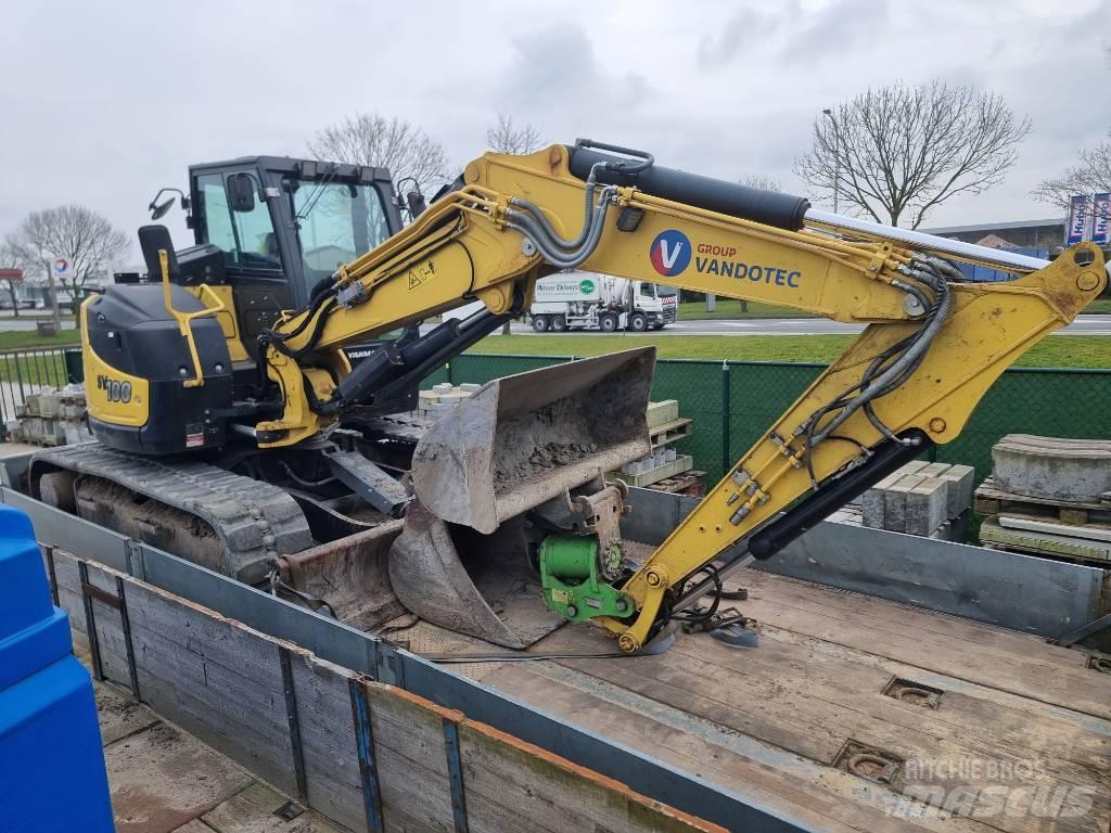 Yanmar SV 100 Vidutinės galios ekskavatoriai 7-12 t