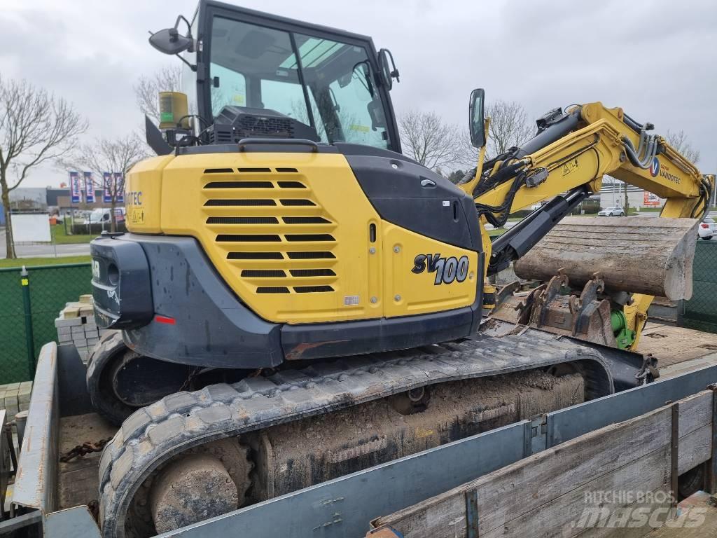Yanmar SV 100 Vidutinės galios ekskavatoriai 7-12 t