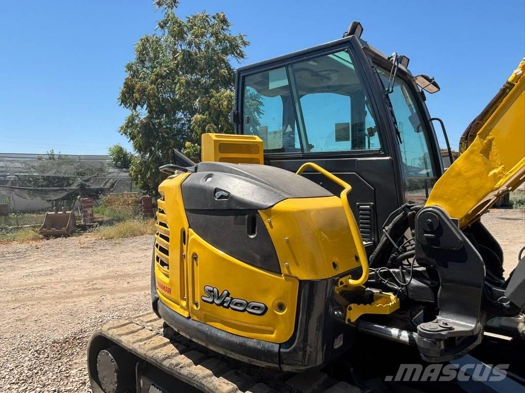 Yanmar SV 100-1 Vidutinės galios ekskavatoriai 7-12 t
