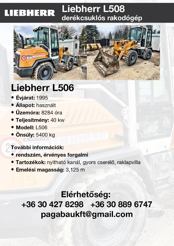 Liebherr L506 Naudoti ratiniai krautuvai