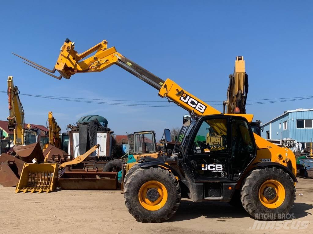 JCB 531-70 Teleskopiniai krautuvai žemės ūkiui