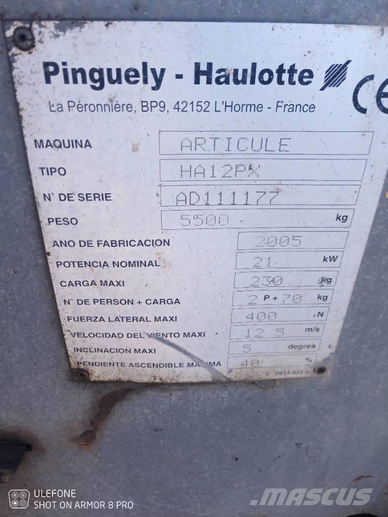 Haulotte HA 12 PX Alkūniniai keltuvai