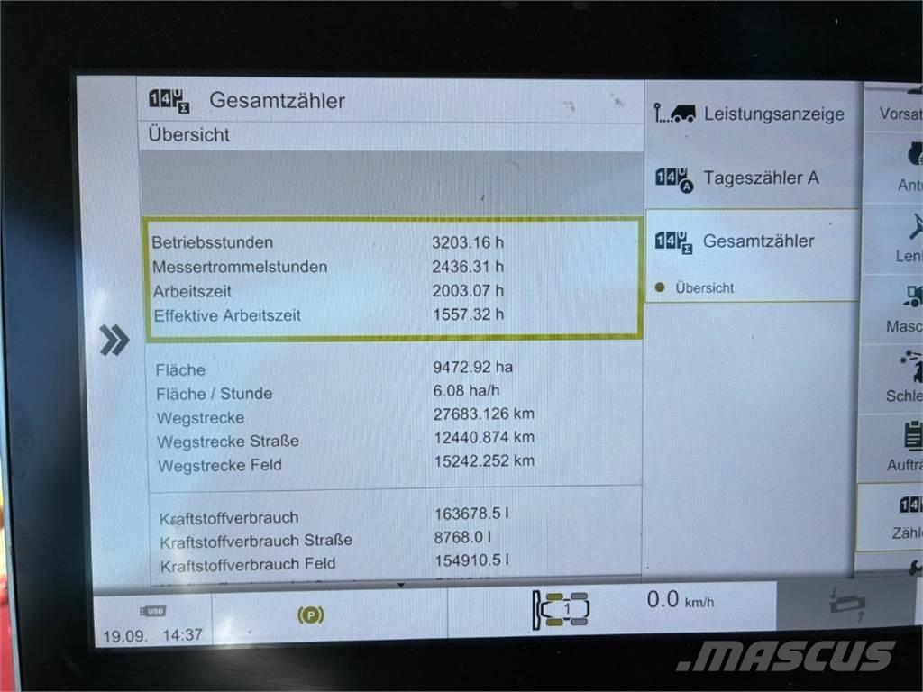 CLAAS Jaguar 950 Pašarų kombainai