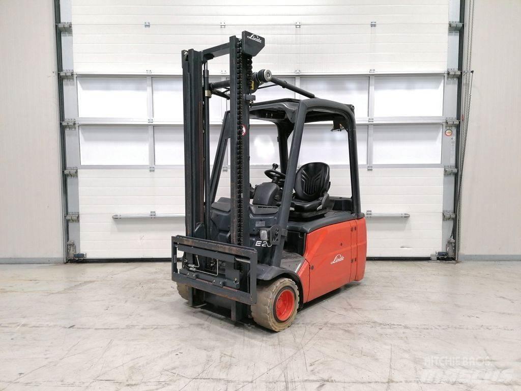 Linde E20L-01 Elektriniai šakiniai krautuvai