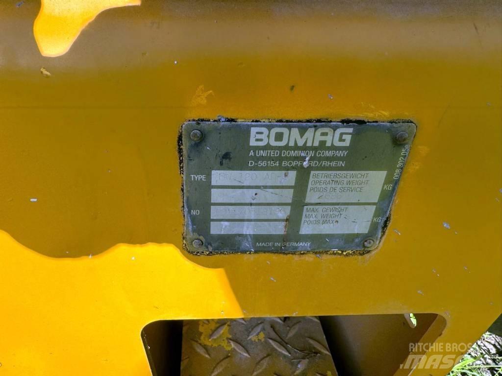 Bomag BW 120 AD-3 Porinių būgnų volai