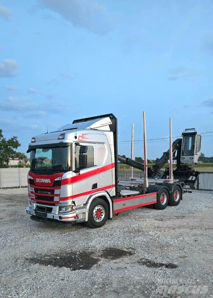 Scania R 540 Automobiliniai kranai
