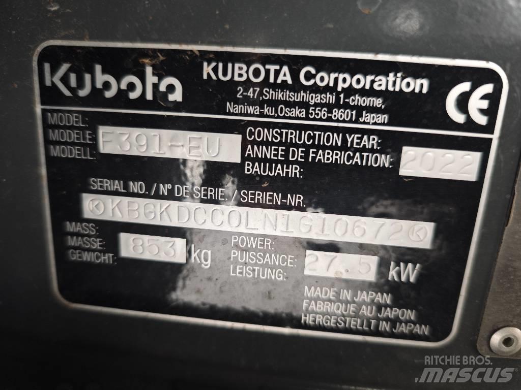 Kubota F 391 Sodo traktoriukai-vejapjovės
