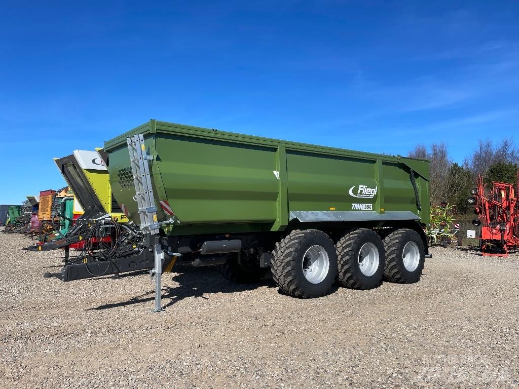Fliegl TMK 386 Fox Savivartės priekabos
