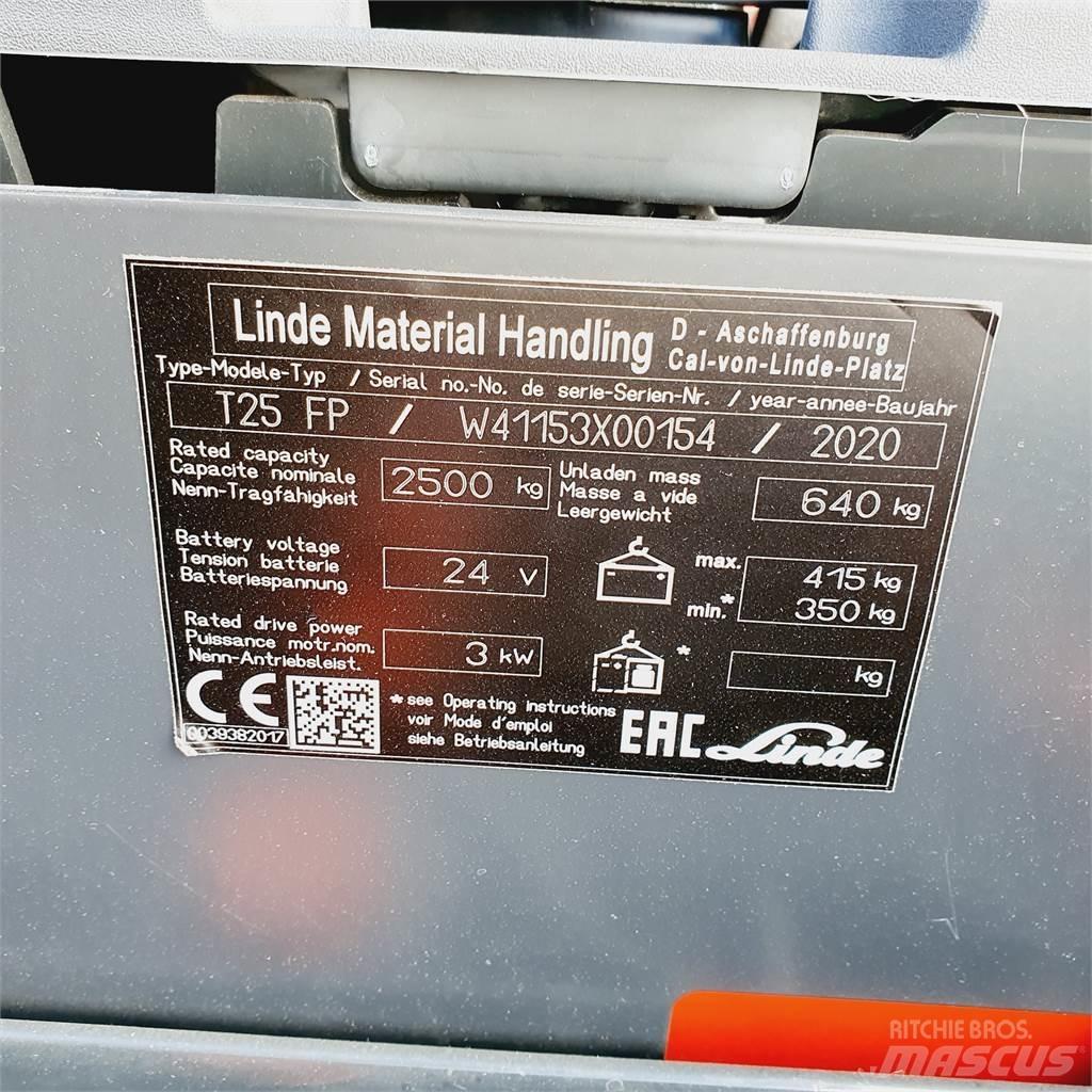 Linde T25FP Mažų aukščių keltuvai