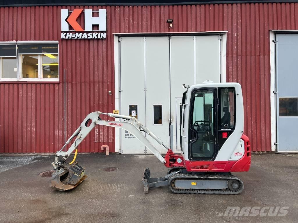 Takeuchi TB 216 Mini ekskavatoriai < 7 t