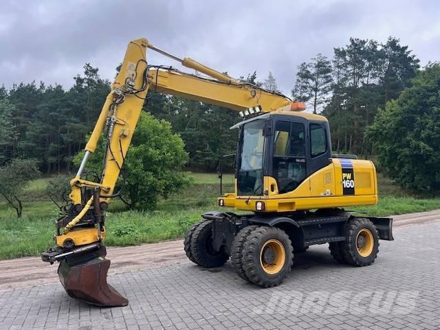 Komatsu PW 160 ES-7K Ratiniai ekskavatoriai