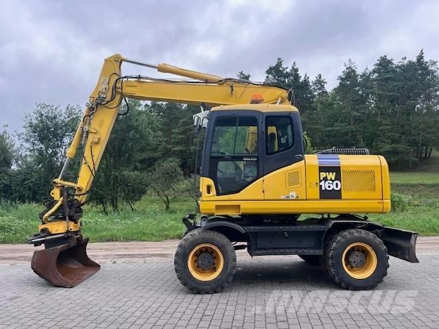 Komatsu PW 160 ES-7K Ratiniai ekskavatoriai