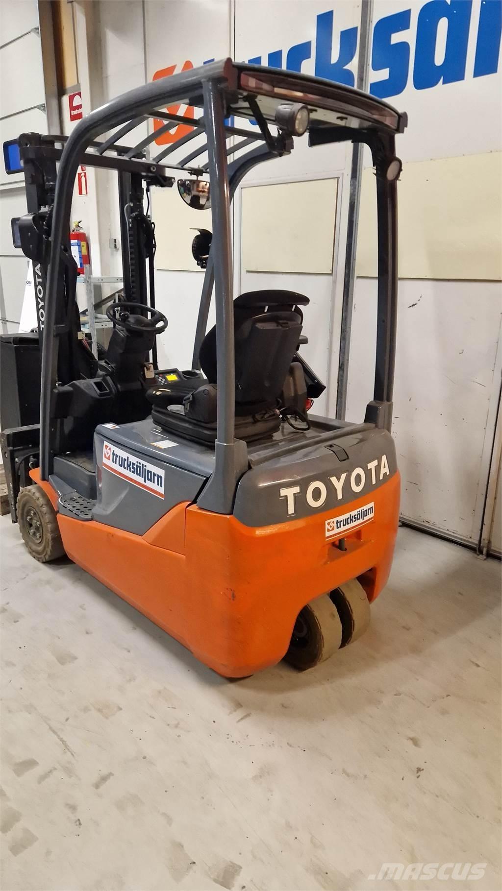 Toyota 8FBE16T Elektriniai šakiniai krautuvai