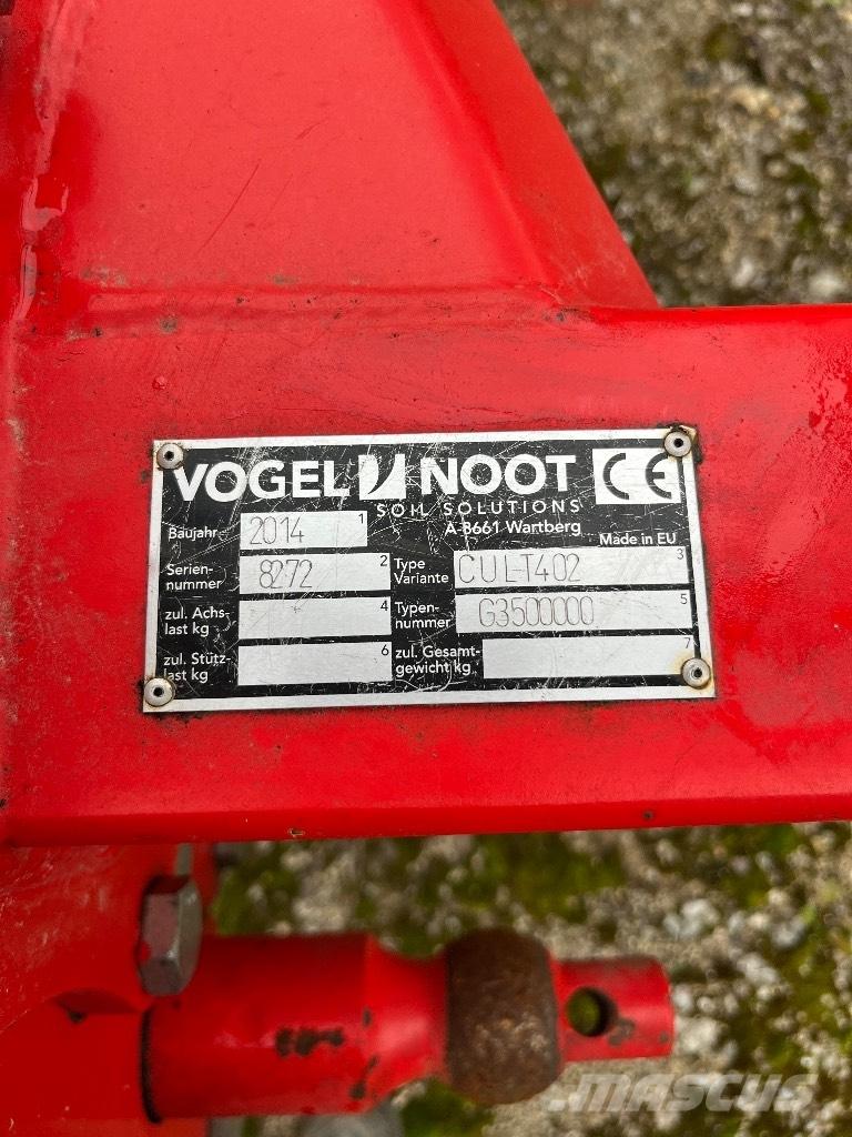  Voogel Noot Cult-402 Peiliniai plūgai