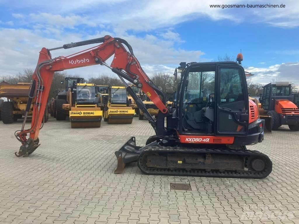 Kubota KX080-4a Vidutinės galios ekskavatoriai 7-12 t