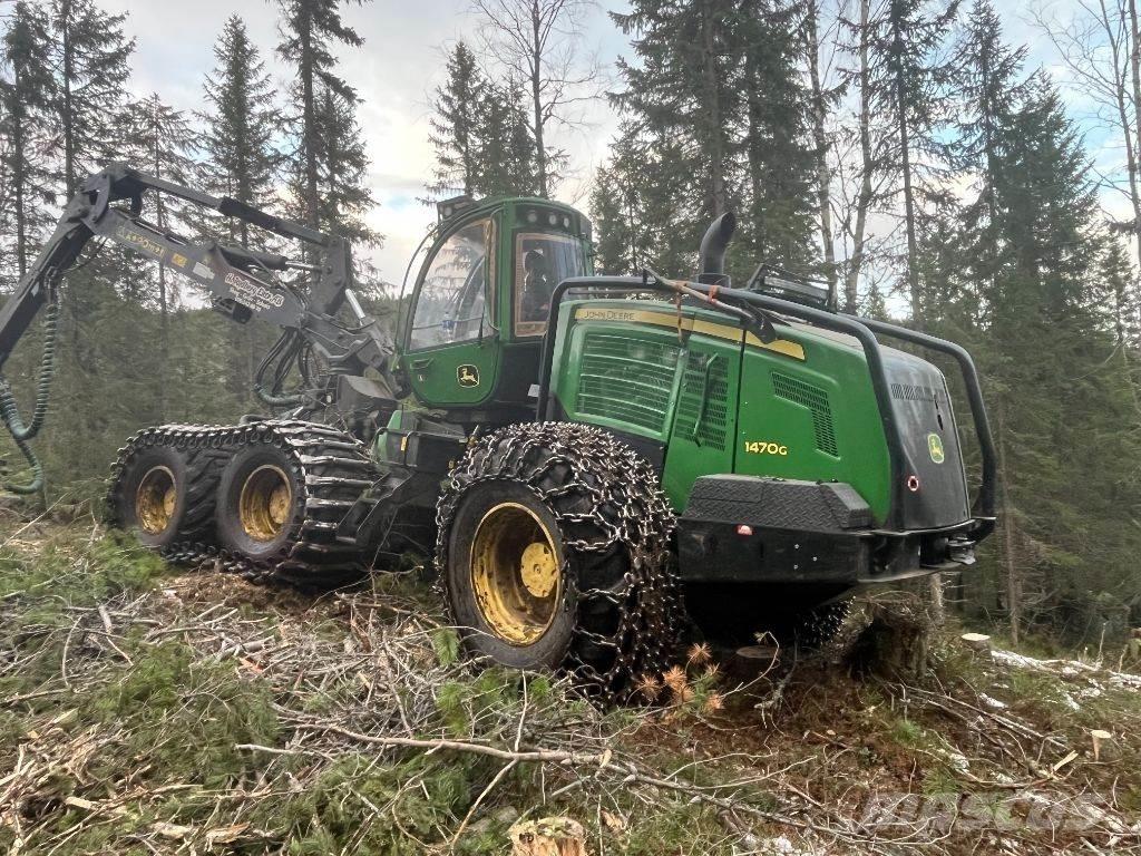 John Deere 1470 Miško technika (Harvesteriai)
