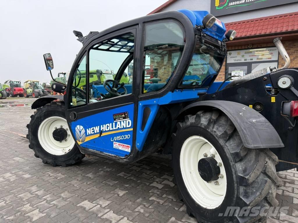 New Holland LM 5030 Teleskopiniai krautuvai žemės ūkiui