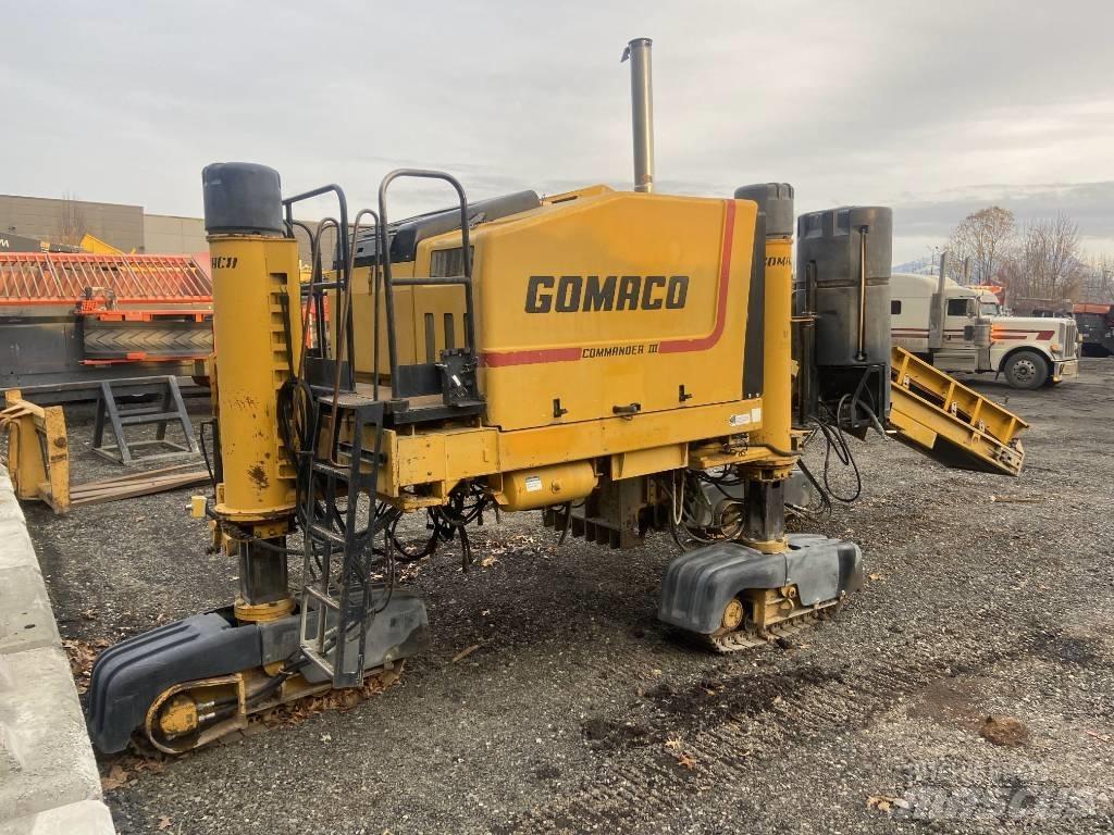 Gomaco Commander III Betono klojimo technika