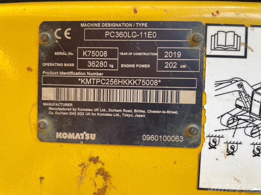 Komatsu PC 360 LC-11 Vikšriniai ekskavatoriai