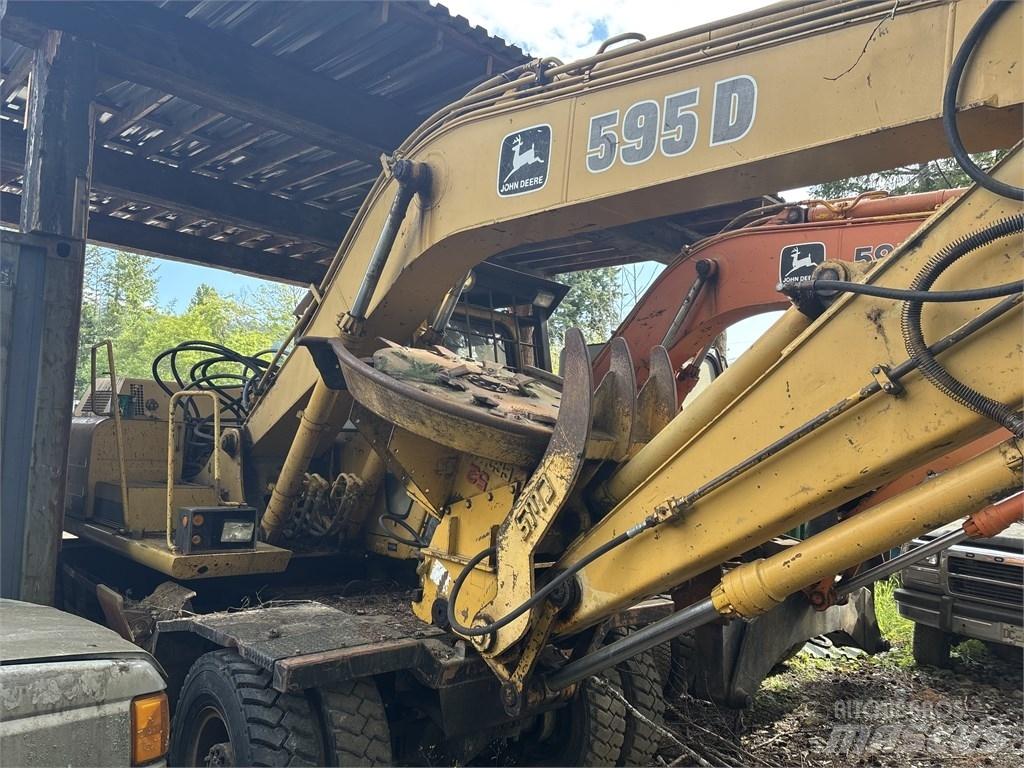 DEERE 595D Ratiniai ekskavatoriai