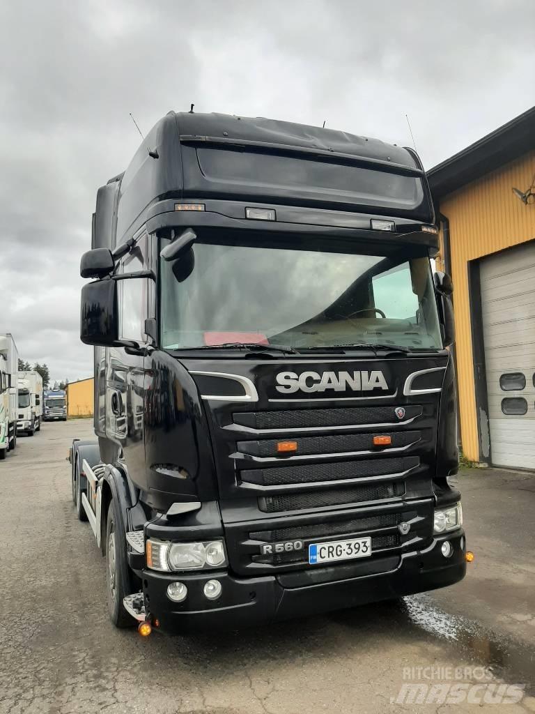 Scania R 580 Sunkvežimiai su keliamuoju kabliu
