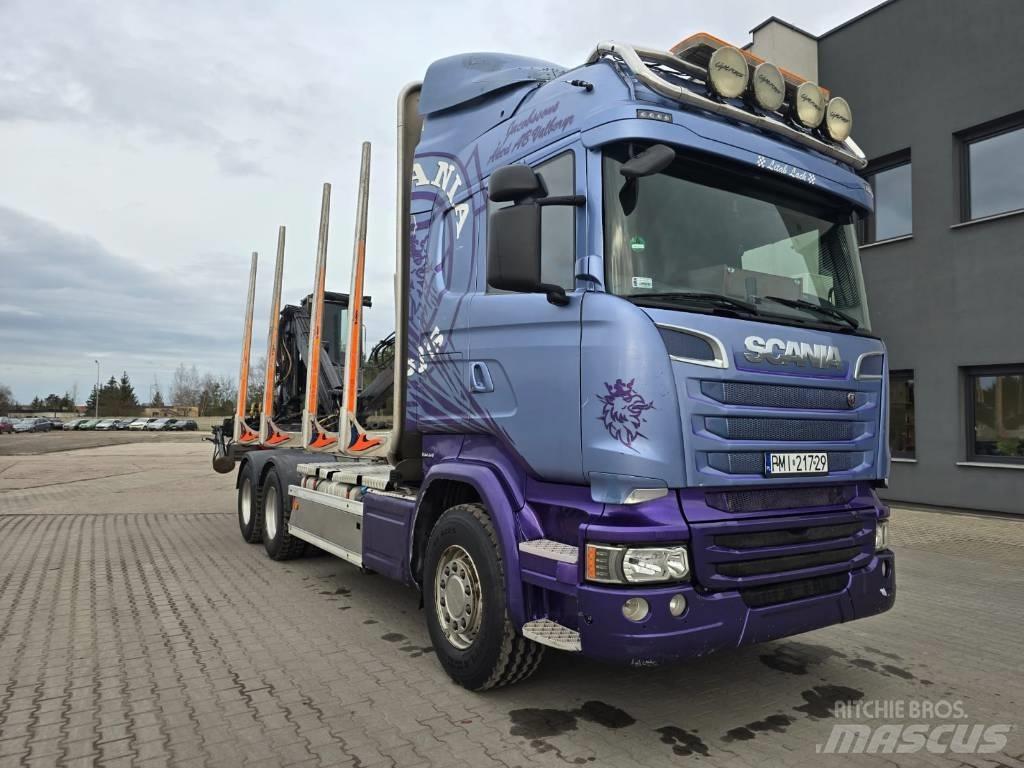 Scania R 580 Miškovežių vilkikai