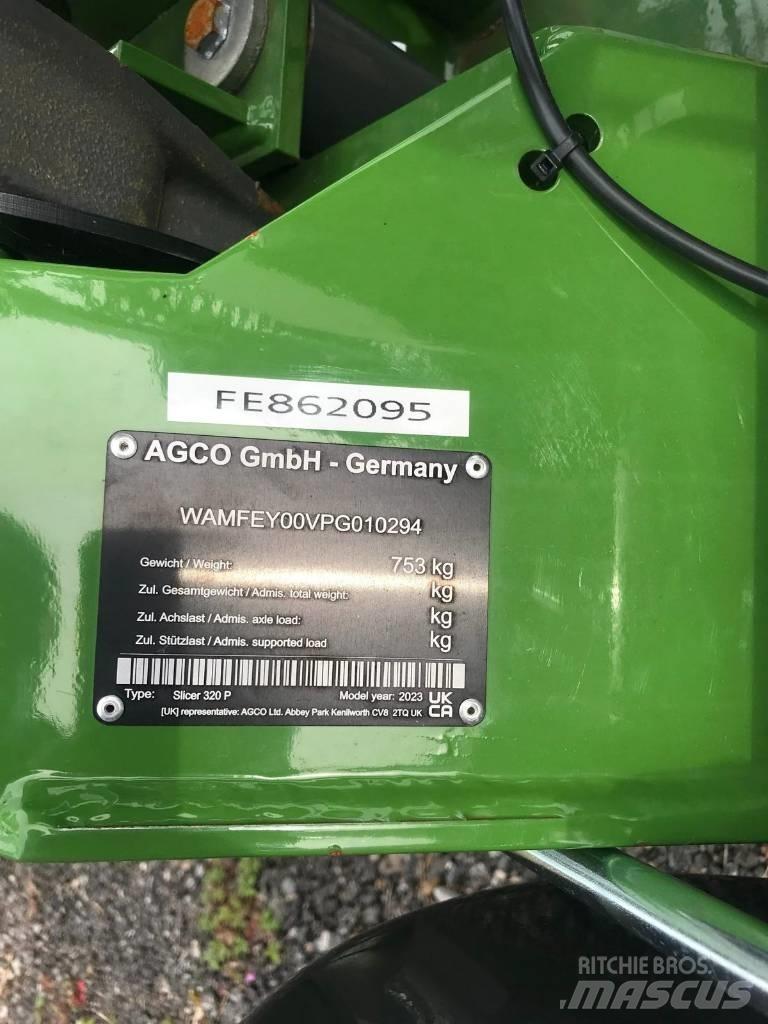 Fendt Slicer 320 P Šienapjovės