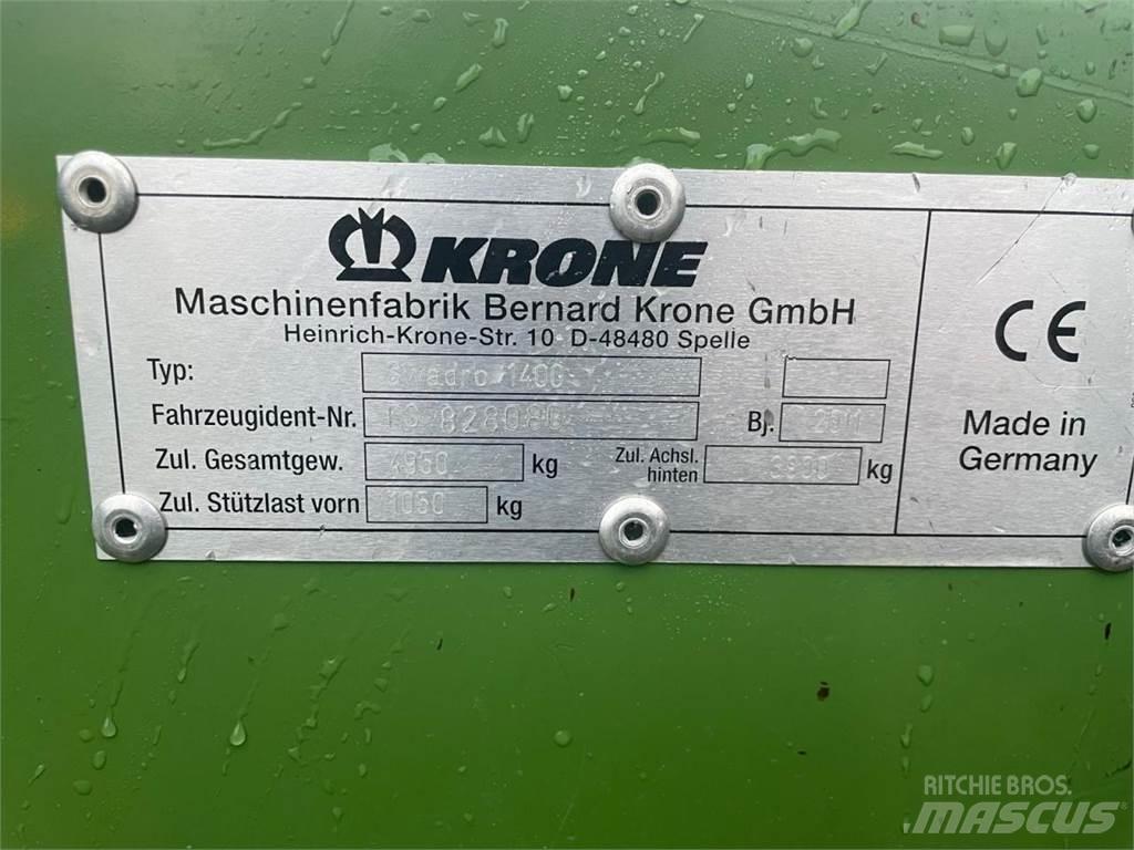 Krone Swadro 1400 Pradalges formuojantys padargai