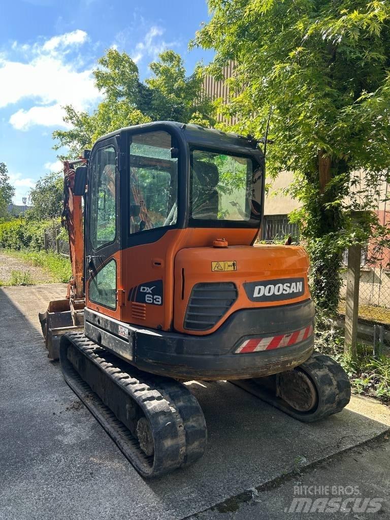 Doosan DX 63-3 Mini ekskavatoriai < 7 t