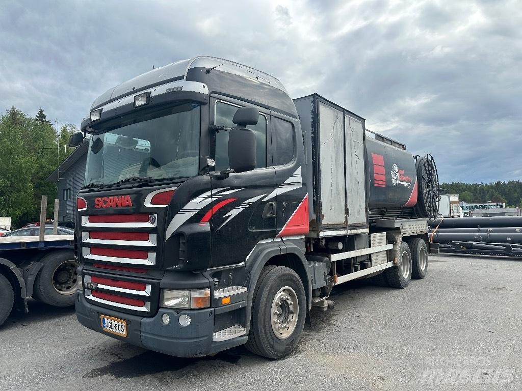 Scania R470 6x2 Kombinuotos paskirties / vakuuminiai sunkvežimiai