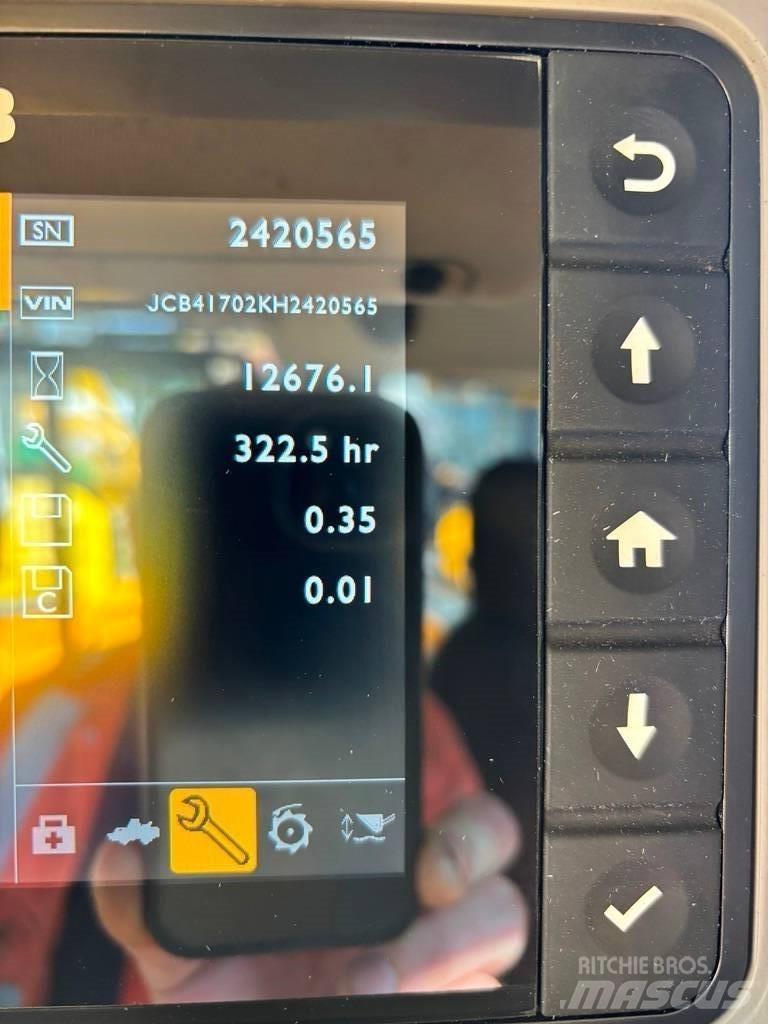 JCB 417 Naudoti ratiniai krautuvai