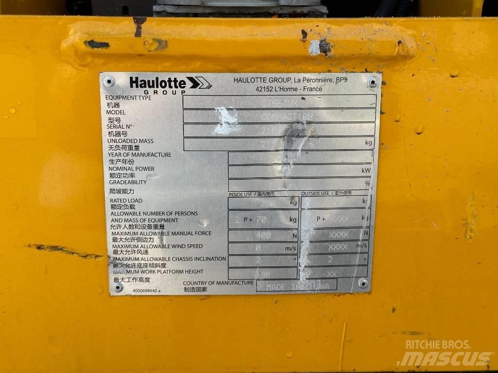 Haulotte COMPACT 10N Žirkliniai keltuvai