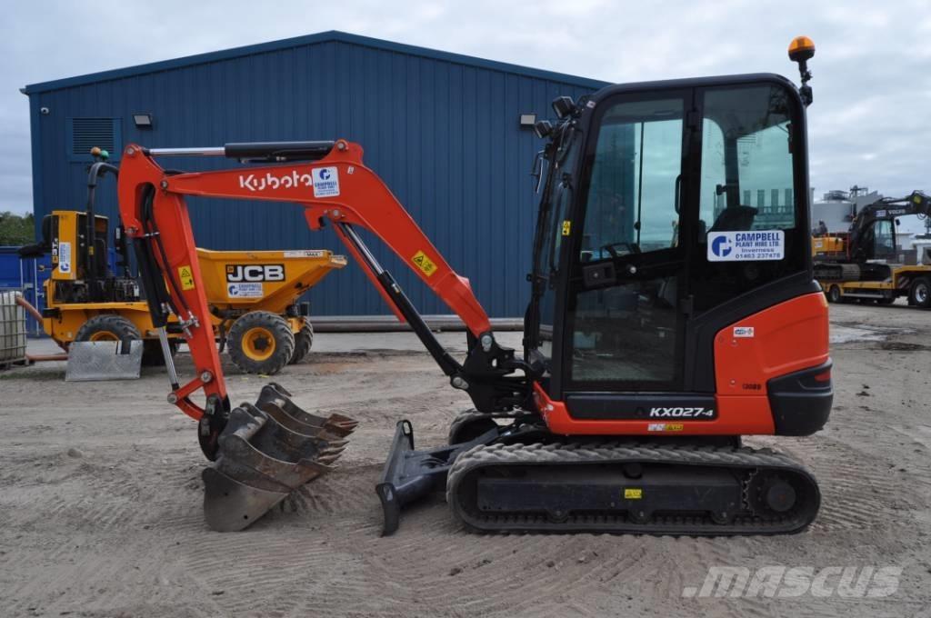 Kubota KX 027-4 Mini ekskavatoriai < 7 t