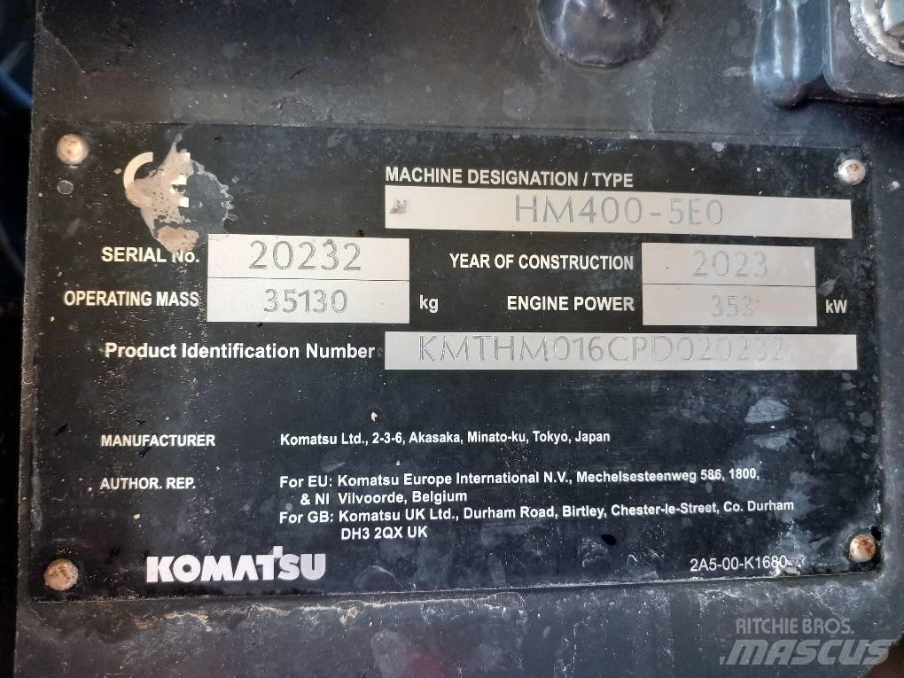 Komatsu HM400-5E0 Karjeriniai savivarčiai