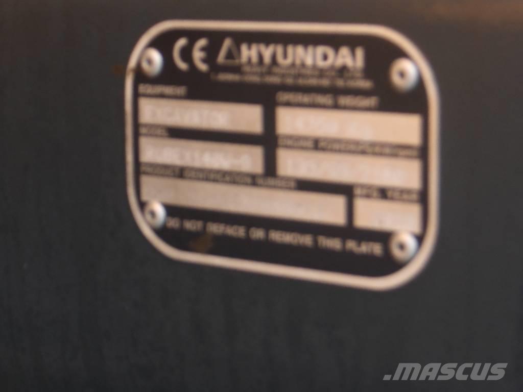 Hyundai R 140 W Ratiniai ekskavatoriai