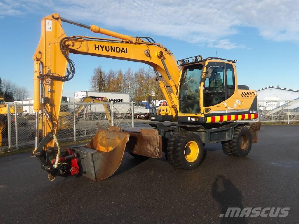 Hyundai R 140 W Ratiniai ekskavatoriai