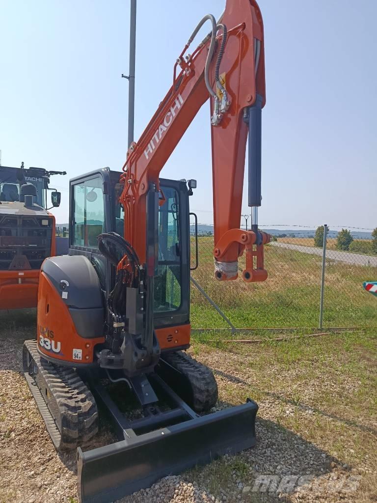 Hitachi ZX33U Vikšriniai ekskavatoriai