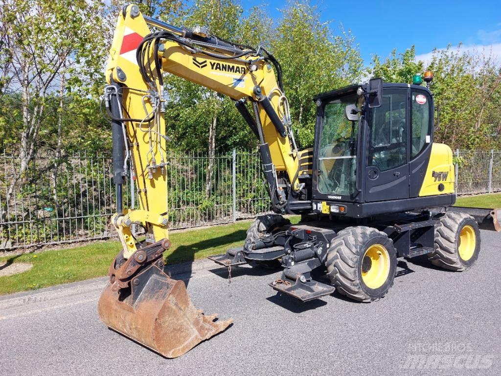 Yanmar B95W Ratiniai ekskavatoriai