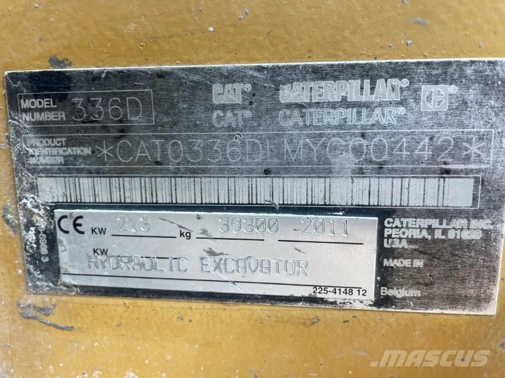 CAT 336 D LN Vikšriniai ekskavatoriai