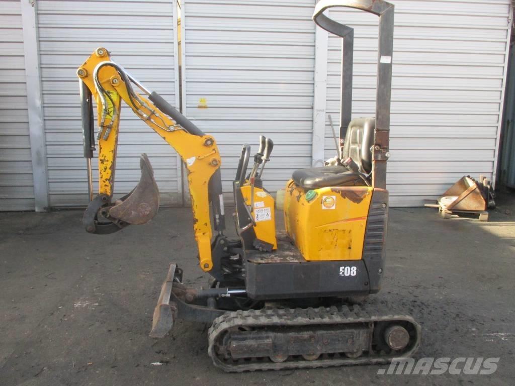 Bobcat E 08 Mini ekskavatoriai < 7 t