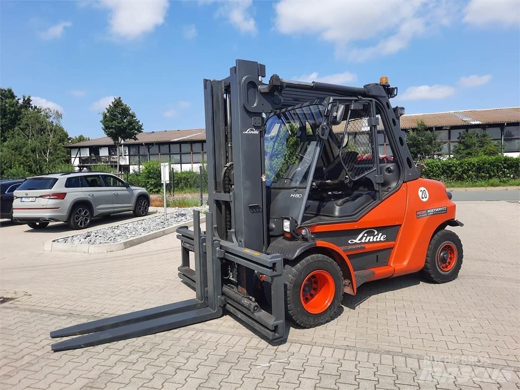 Linde H80T-900 LPG (dujiniai) krautuvai