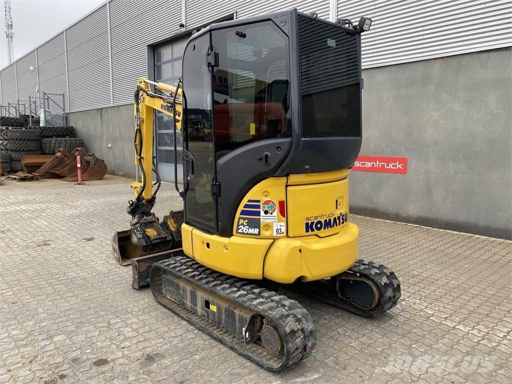 Komatsu PC26MR-5 Ratiniai ekskavatoriai