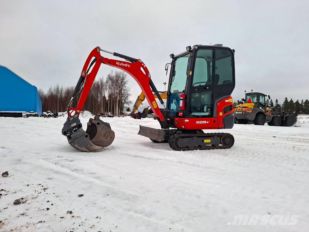 Kubota KX019-4 Mini ekskavatoriai < 7 t