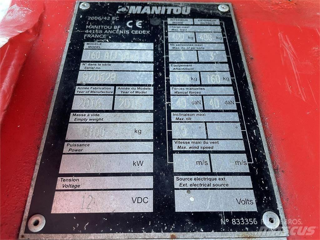 Manitou 160ATJ+ RC Alkūniniai keltuvai